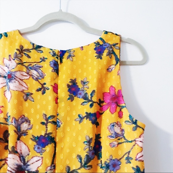 Eliza J. - Asymmetrical Hem Floral Dress - Picture 6 of 8